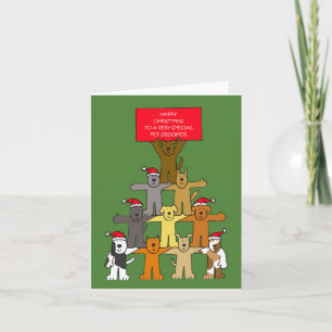 Happy Christmas to Pet Groomer Card