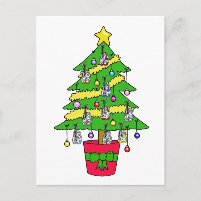 Happy Christmas to Sports Enthusiast Holiday Postcard (Front)