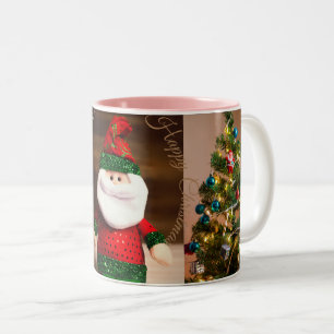 Happy Christmas Two-Tone Coffee Mug