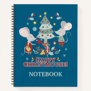 Happy Christmouse Notebook