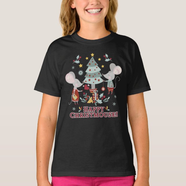 Happy Christmouse T-Shirt (Front)