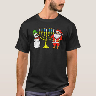 Happy Christmukkah Christmas Hanukkah Pajamas Chan T-Shirt