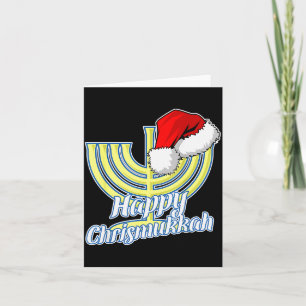 Happy Christmukkah Hanukkah Christmas  Card
