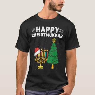 Happy Christmukkah Jewish Christmas Hanukkah Chanu T-Shirt