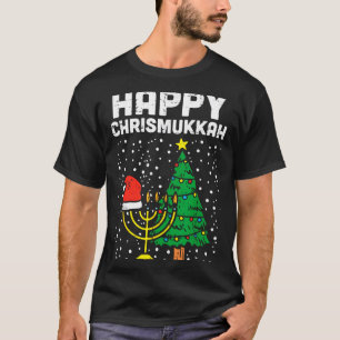 Happy Christmukkah Jewish Christmas Hanukkah Chanu T-Shirt