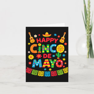 Happy cinco de mayo apparels men women kids card