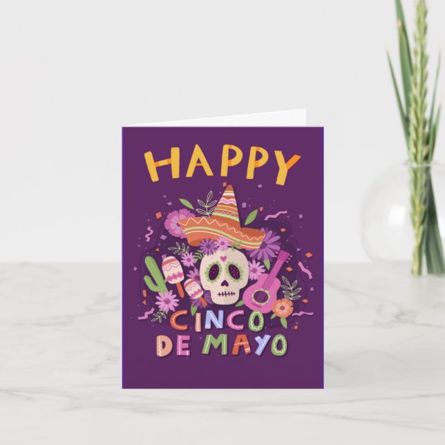 Happy Cinco de Mayo  Card (Front)