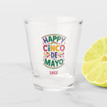 Happy Cinco de Mayo Colorful Dated Fiesta