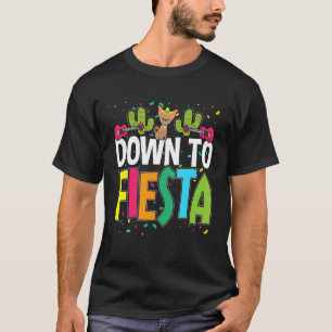 Happy Cinco De Mayo Down To Fiesta Cute Chihuahua T-Shirt