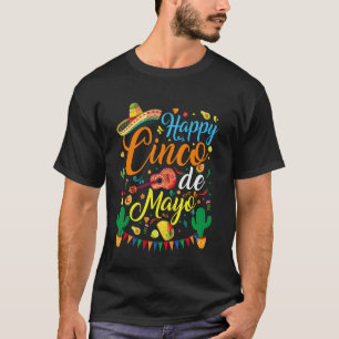 Happy Cinco de Mayo Fiesta Mexican Party 5 De Mayo T-Shirt
