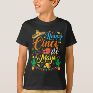 Happy Cinco De Mayo Fiesta Mexican Party 5 De Mayo T-Shirt