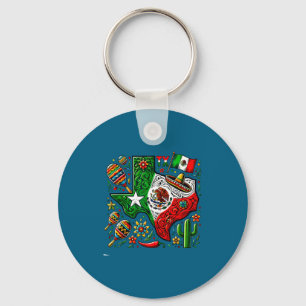 Happy cinco de mayo fiesta mexican party men women key ring