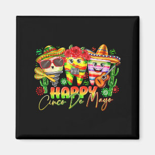 Happy Cinco De Mayo Fiesta Mexican Party Men Women Magnet