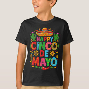Happy Cinco De Mayo Fiesta Mexican Party Men Women T-Shirt
