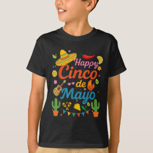 Happy Cinco De Mayo Fiesta Mexican Party Men Women T-Shirt