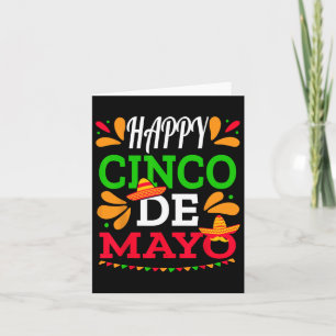 Happy Cinco De Mayo Mexican Fiesta 5 De Mayo Men W Card