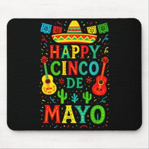 Happy Cinco De Mayo - Mexican Fiesta Party Fun _1 Mouse Mat
