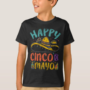 Happy Cinco De Mayo Mexican Mexico Fiesta Cinco De T-Shirt