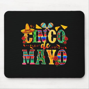 Happy cinco de mayo mexican sombrero margaritaHapp Mouse Mat