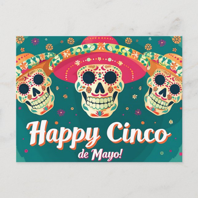 Happy Cinco de Mayo Postcard (Front)
