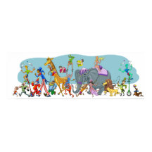 Happy Circus Coming into Town