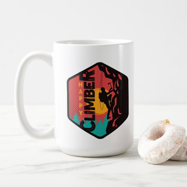 Happy Climber Coffee Mug (With Donut)