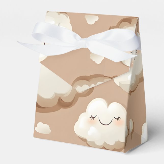 Happy Clouds Favour Box (Front Side)