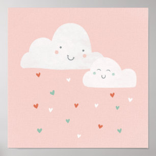 Happy Clouds Poster