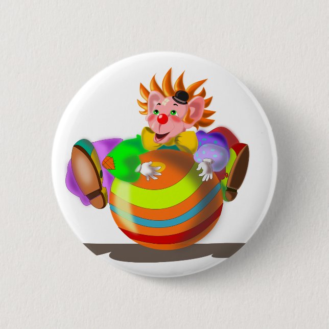 Happy Clown Button (Front)