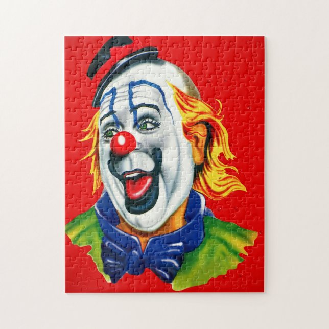Happy Clown Face Jigsaw Puzzle (Vertical)