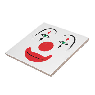 Happy Clown Face Tile