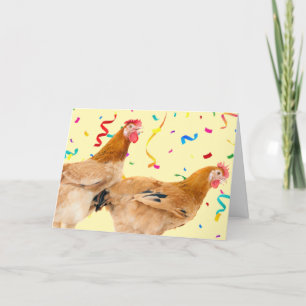 Happy Clucking Birthday Greeting Card