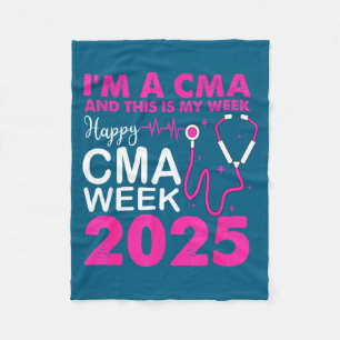 Happy Cma Week 2025 Cmas Day Cma Life Fleece Blanket