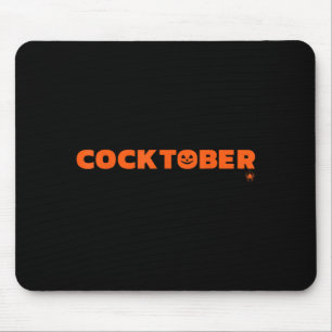 Happy Cocktober Halloween Costume Funny Halloween Mouse Mat