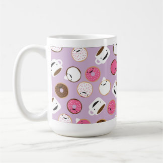 happy coffee & doughnuts coffee mug