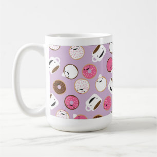 happy coffee & doughnuts mug