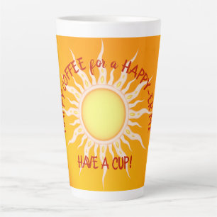Happy Coffee Happy Me Sunshine Latte Cup