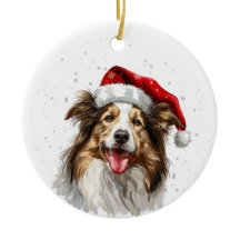 Happy Colley Dog Christmas Personalised