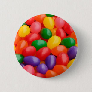 HAPPY COLORFUL JELLYBEAN BUTTON