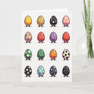 Happy Colorful Shapes Card
