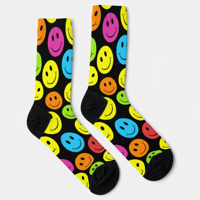 Happy Colourful Faces Socks (Right)