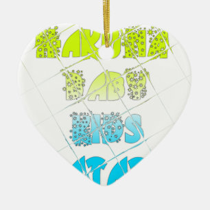 Happy Colours Hakuna Matata Hakunamatata Gift star Ceramic Tree Decoration
