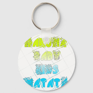 Happy Colours Hakuna Matata Hakunamatata Gift star Key Ring
