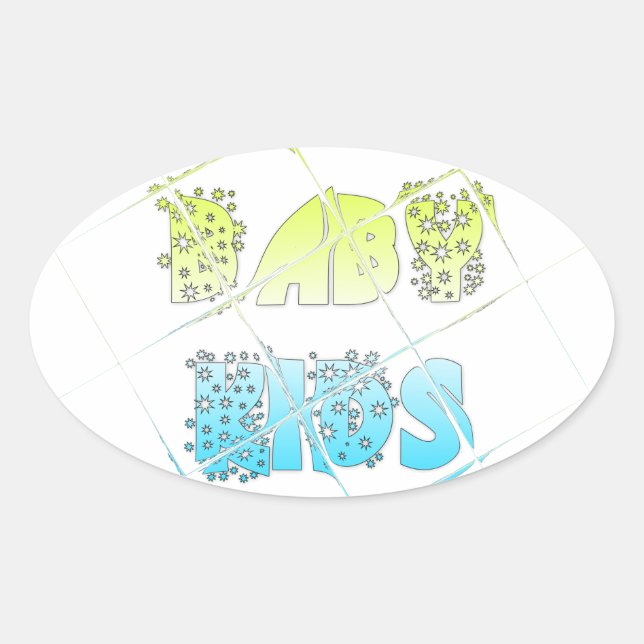 Happy Colours Hakuna Matata Hakunamatata Gift star Oval Sticker (Front)