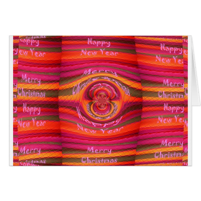 Happy Colours Merry Christmas Happy New Year  Desi (Front Horizontal)