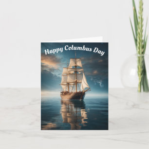 Happy Columbus Day    Card