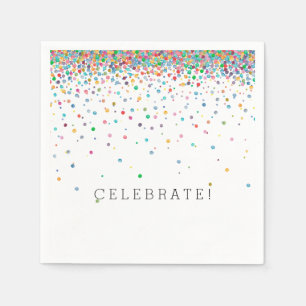 Happy Confetti Dots Napkin