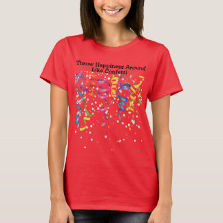 Happy Confetti Women's Basic T-Shirt