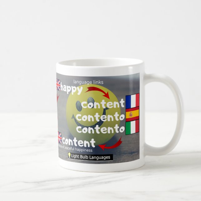 happy-content-felicitous coffee mug (Right)