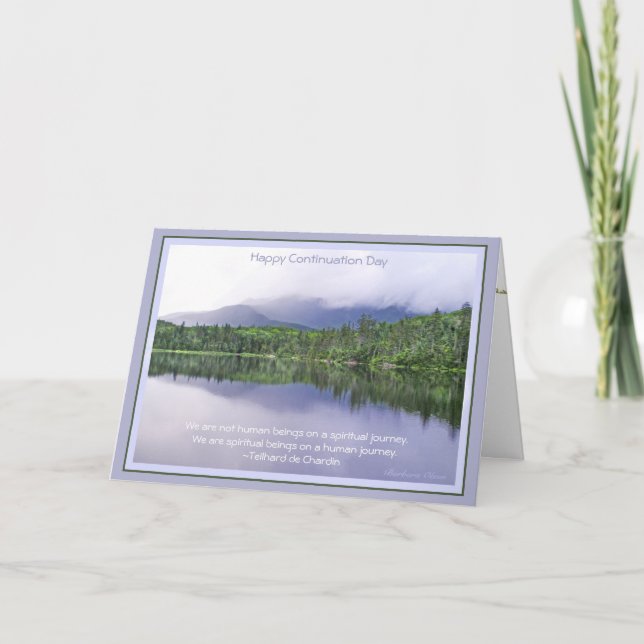 Happy Continuation Day:Celebrating Journey of Life Card (Front)